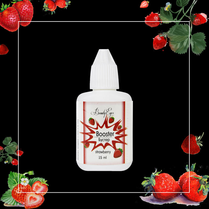 Eyelashes glue booster Beauty Eyes, strawberry smell, 15 ml