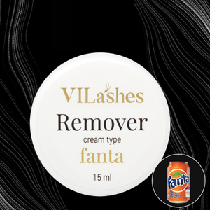 Dissolvant à la crème avec odeur "fanta", 15 ml, "vilashes"