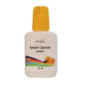 Eyelash cleanser For You, peach smell, 15 ml