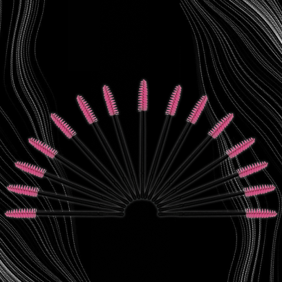 Pennelli per ciglia Occhi di bellezza, nylon, colori diversi, 50 pezzi