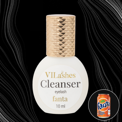 Cleanser rzęs z zapachem „Fanta”, 10 ml, „Vilashes”