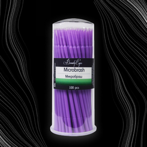 Microbrushes Beauty Eyes, color púrpura, 100 PCS.