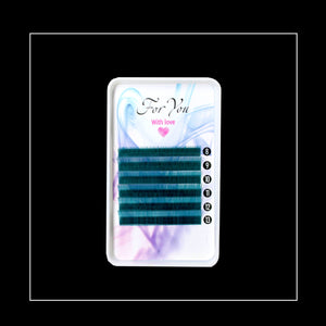 Eyelashes  For you "with love" navy mix 8-13mm.